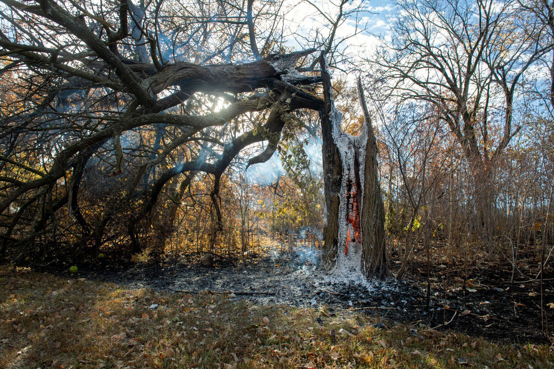 Grass fire, 10.24